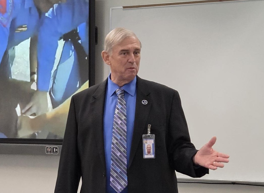 Ken teaching the class